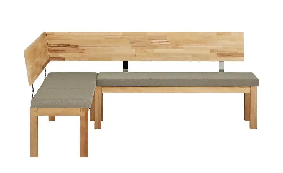 Woodford Eckbank Melia massiv, Frontansicht