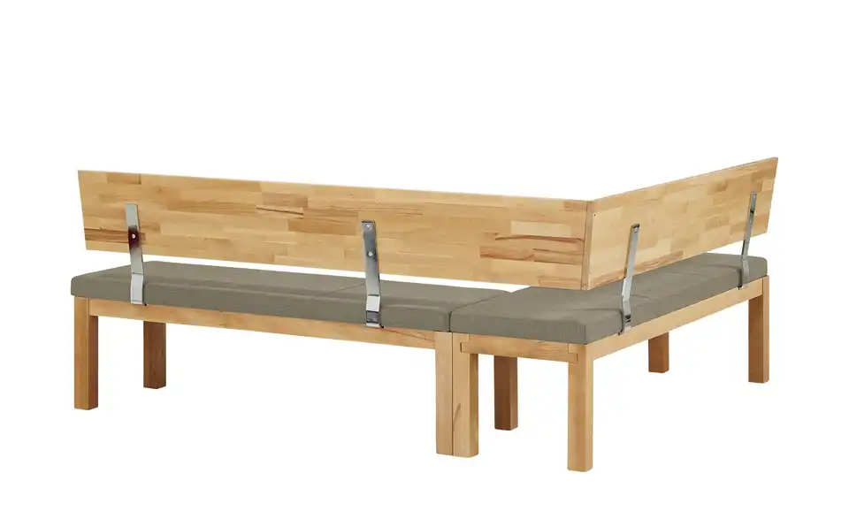 Woodford Eckbank Melia massiv, Rückansicht