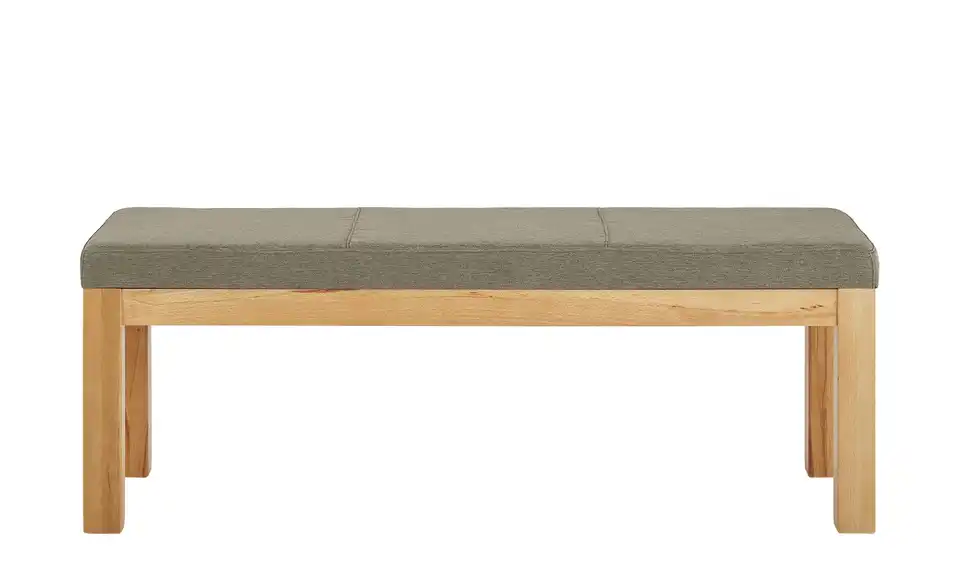 Woodford Polster-Sitzbank massiv Melia, Frontansicht