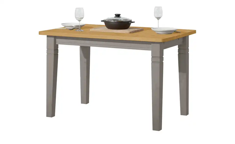 maison bleue Esstisch Florian massiv, Funktionsansicht