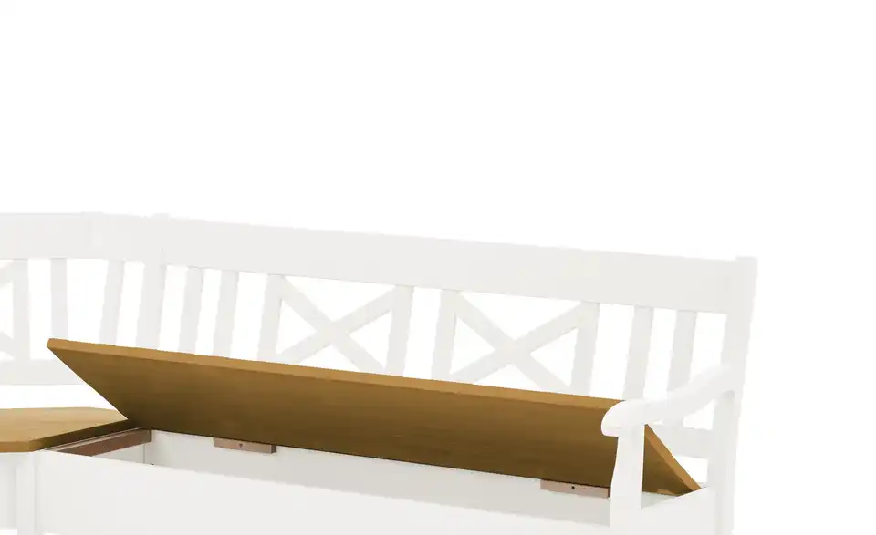 maison bleue Truheneckbank Florian massiv, Detailansicht