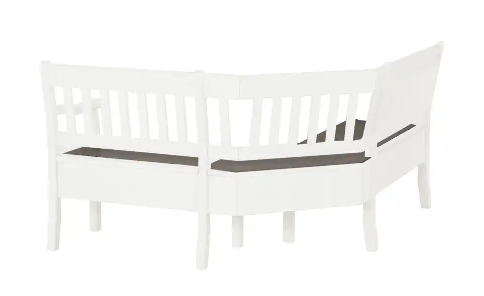 maison bleue Truhen-Eckbank Bendix massiv, Rückansicht