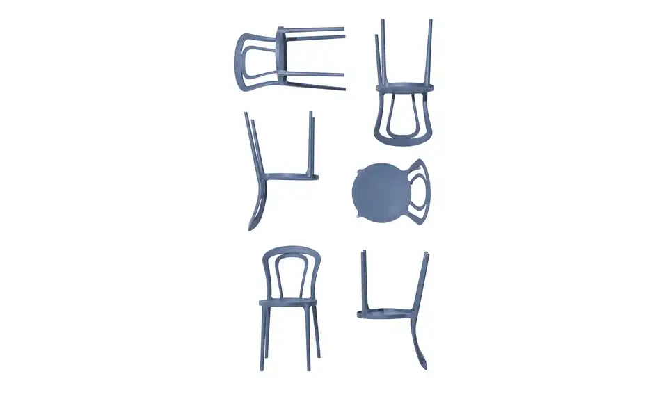 Connubia Stuhl Caffe stapelbar, in Wohnsituation