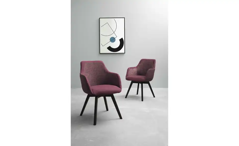 Dine + Mine Armlehnstuhl Corby mit Massivholzgestell, in Wohnsituation