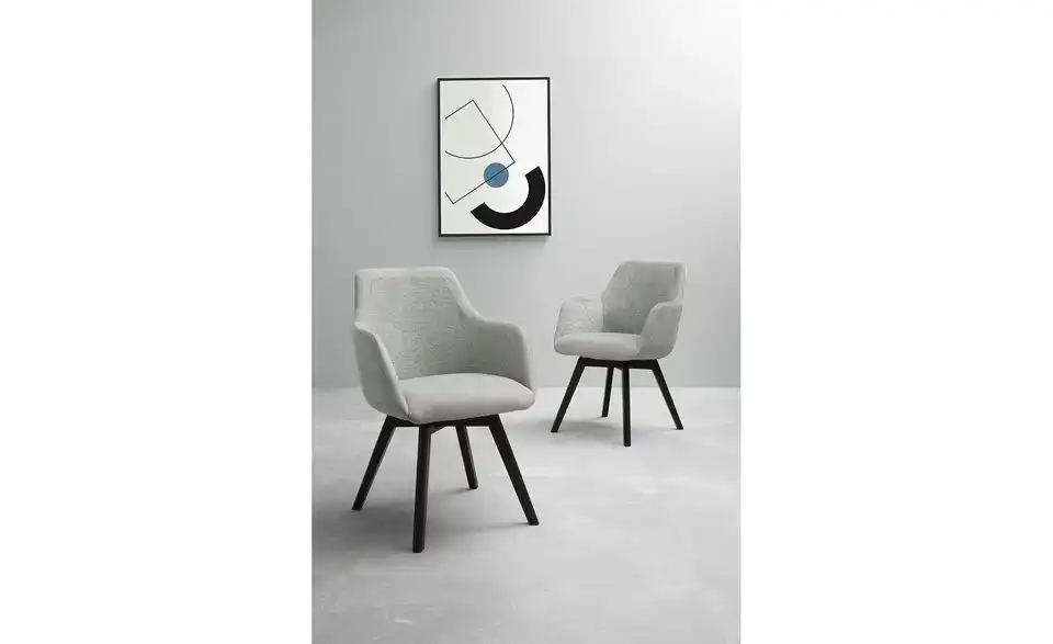 Dine + Mine Armlehnstuhl Corby mit Massivholzgestell, in Wohnsituation