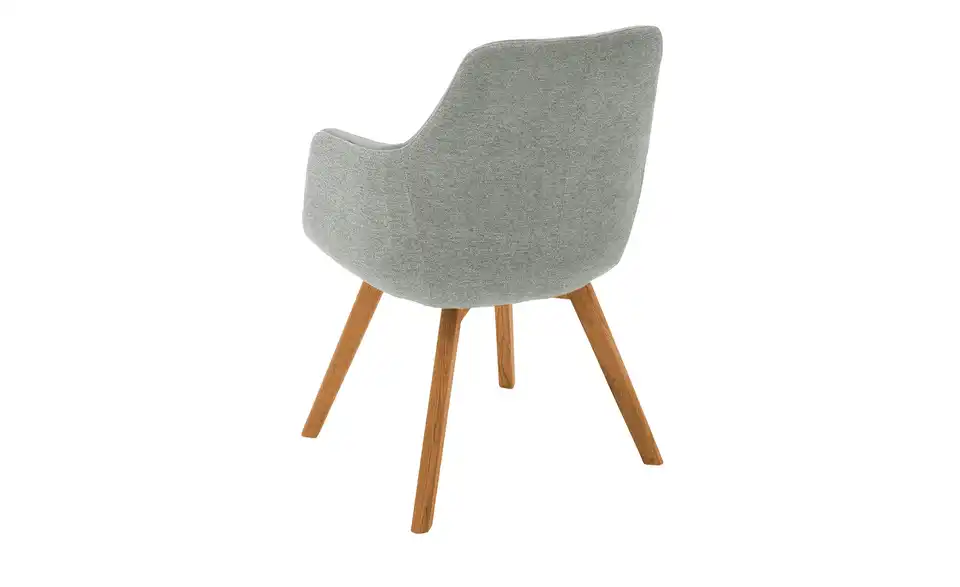 Dine + Mine Armlehnstuhl Corby mit Massivholzgestell, Rückansicht