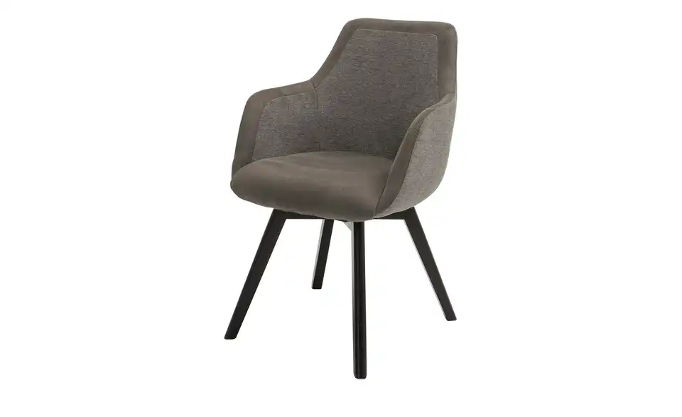 Dine + Mine Armlehnstuhl Corby mit Massivholzgestell, Perspektive