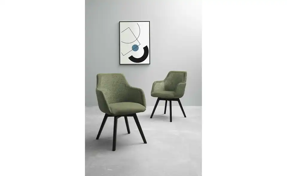 Dine + Mine Armlehnstuhl Corby mit Massivholzgestell, in Wohnsituation