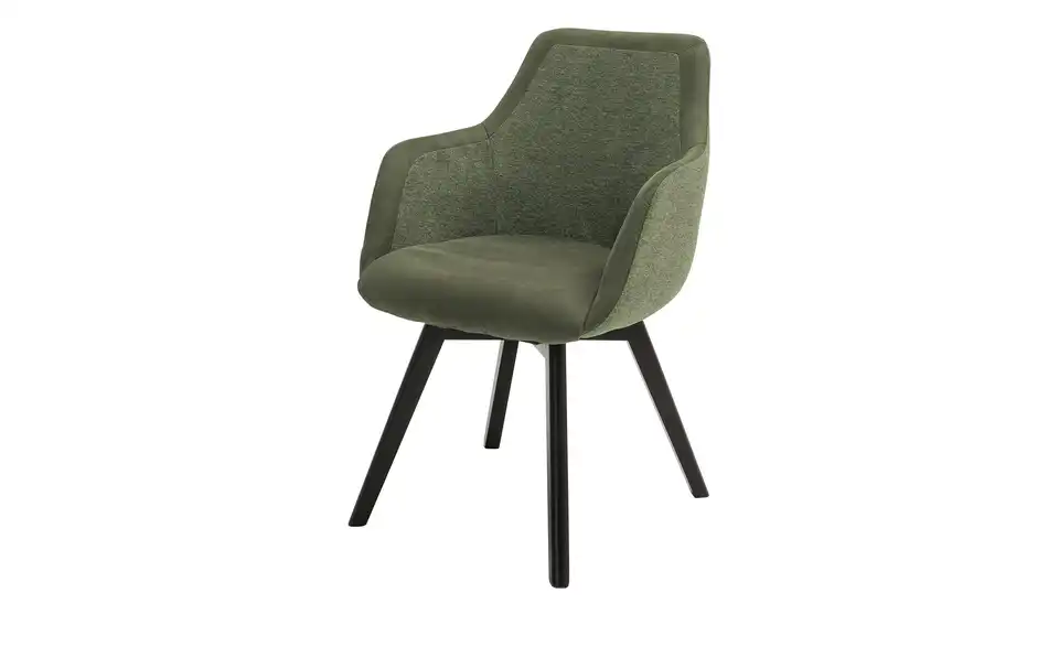 Dine + Mine Armlehnstuhl Corby mit Massivholzgestell, Perspektive