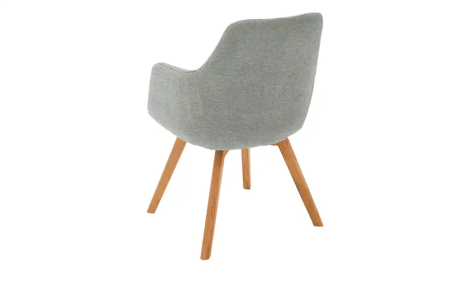 Dine + Mine Armlehnstuhl Corby mit Massivholzgestell, Rückansicht