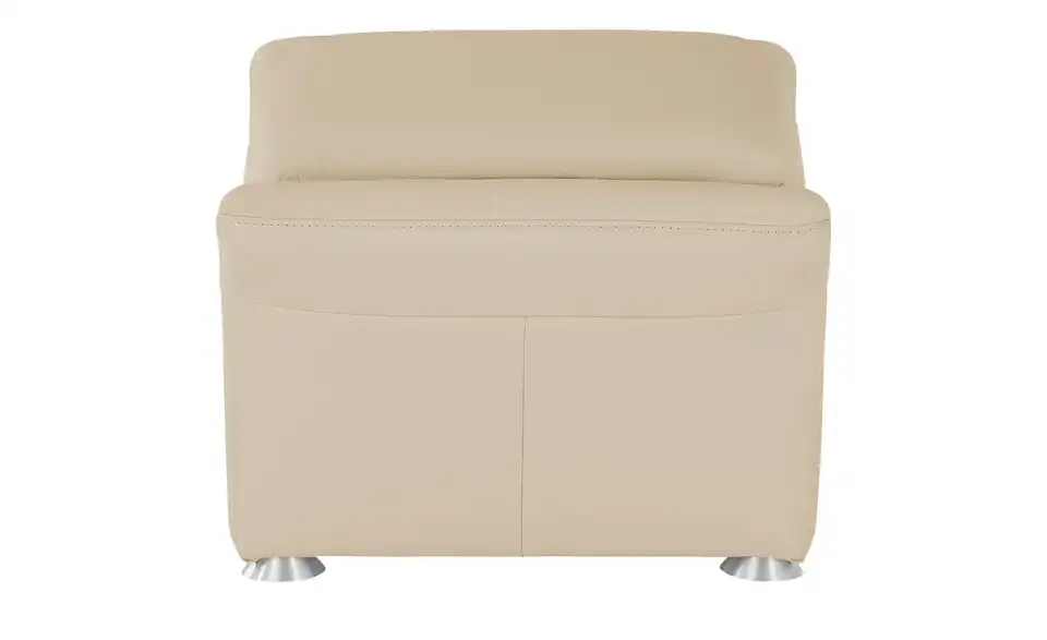 himolla Lederhocker 6001, Profilansicht