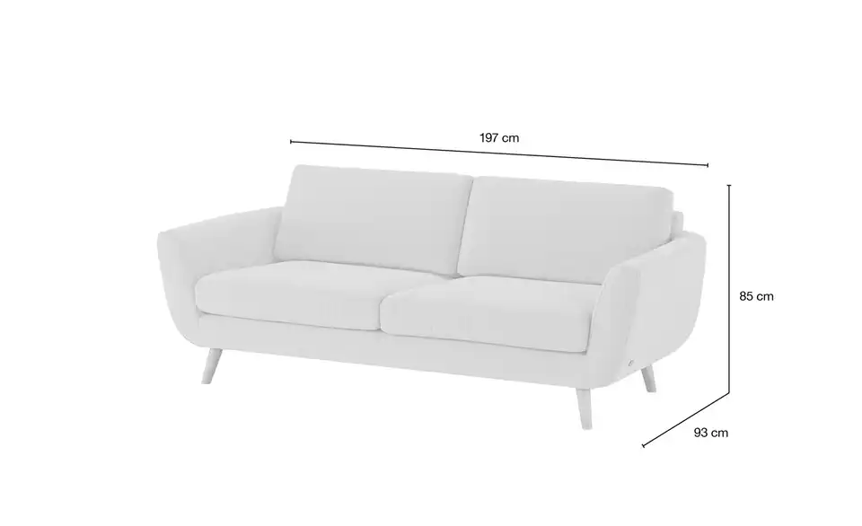 SOHO Sofa, Bemaßung