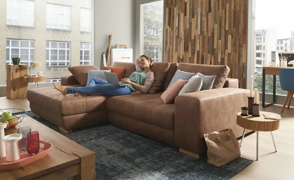 bobb Ecksofa Caro, in Wohnsituation