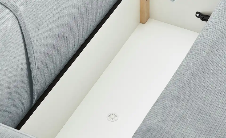 Ecksofa mit Boxspringpolsterung, Detailansicht