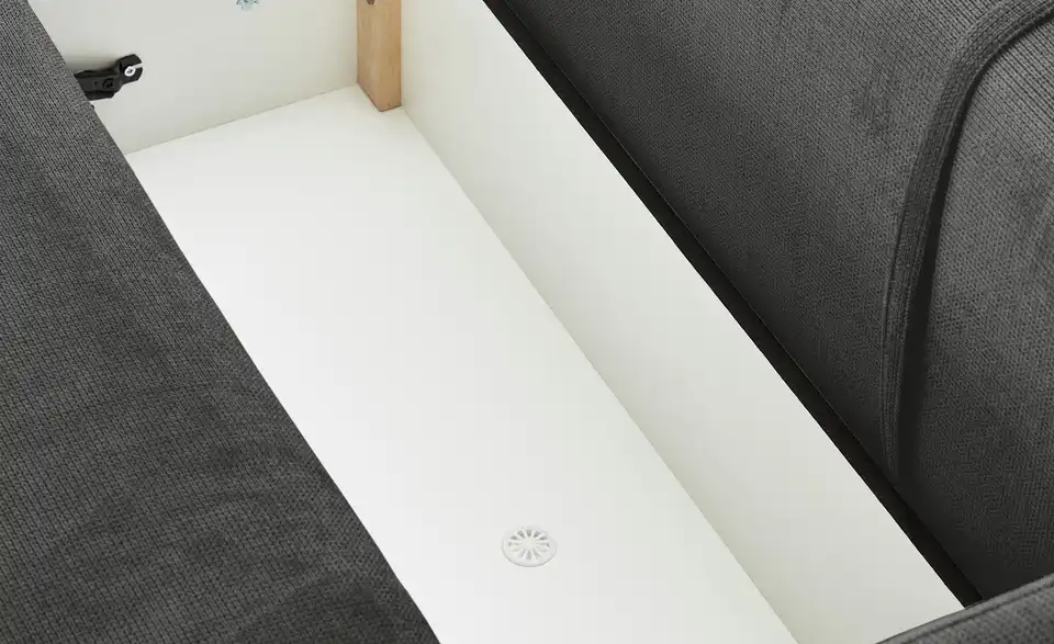 Ecksofa mit Boxspringpolsterung, Detailansicht