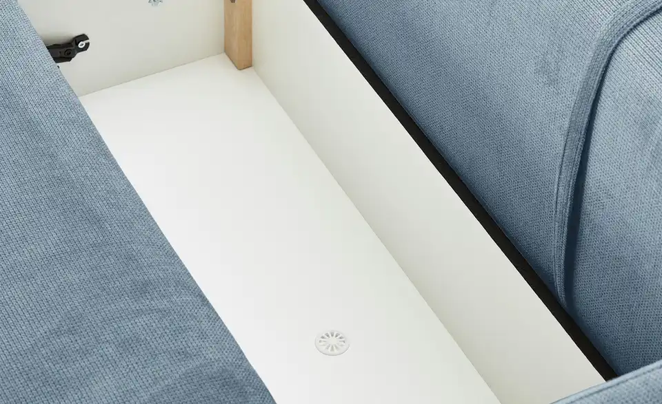 Ecksofa mit Boxspringpolsterung, Detailansicht