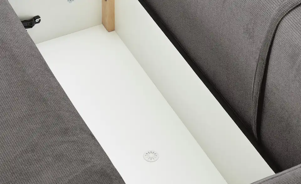 Ecksofa mit Boxspringpolsterung, Detailansicht