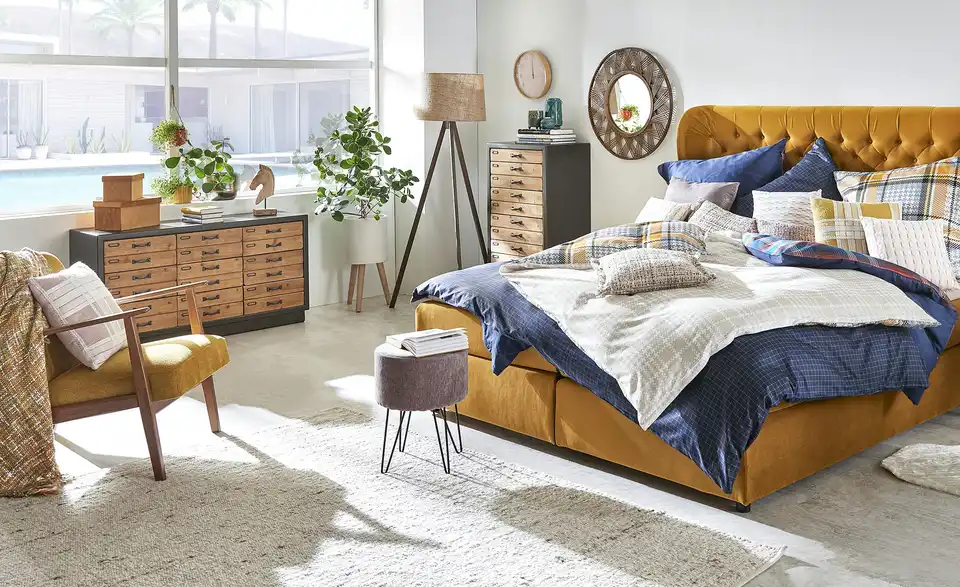 smart Sessel | Webstoff fein, Senfgelb