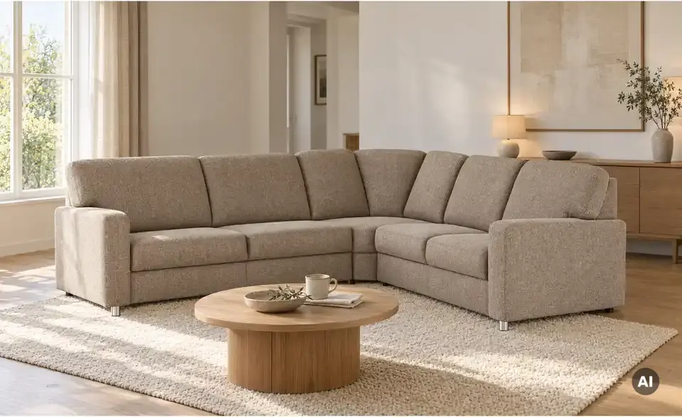smart Ecksofa Valencia, in Wohnsituation