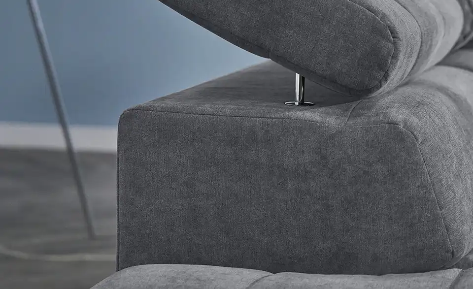 Ecksofa mit verstellbaren Kopfstützen, Funktionsansicht