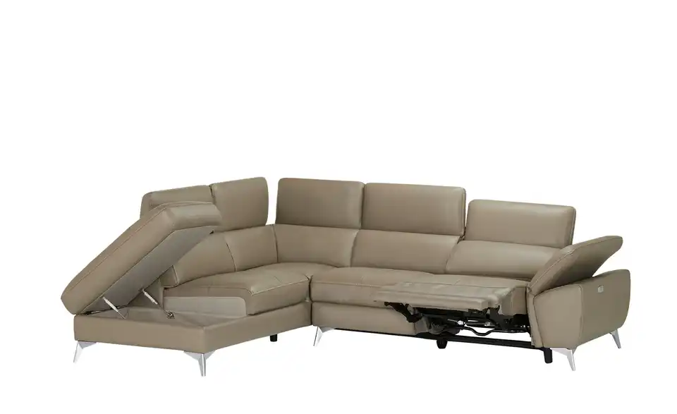 Primo Ecksofa Danae mit elektrischer Relaxfunktion, Funktionsansicht