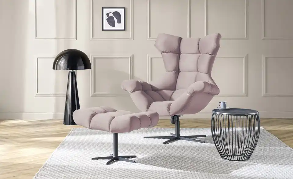 Twist Sessel Sensi aus Samt, in Wohnsituation