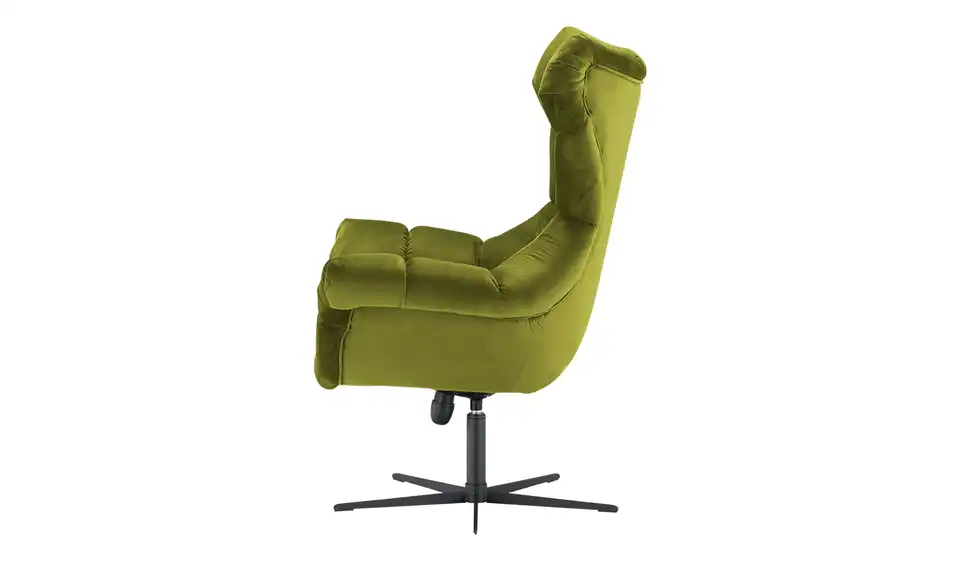 Twist Sessel Sensi aus Samt, Profilansicht