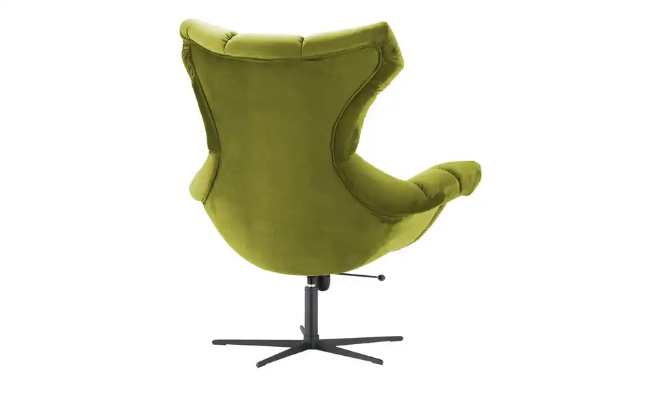 Twist Sessel Sensi aus Samt, Rückansicht