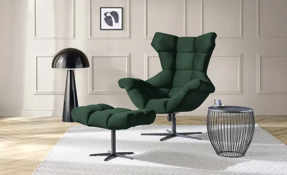 Twist Sessel Sensi aus Samt, in Wohnsituation