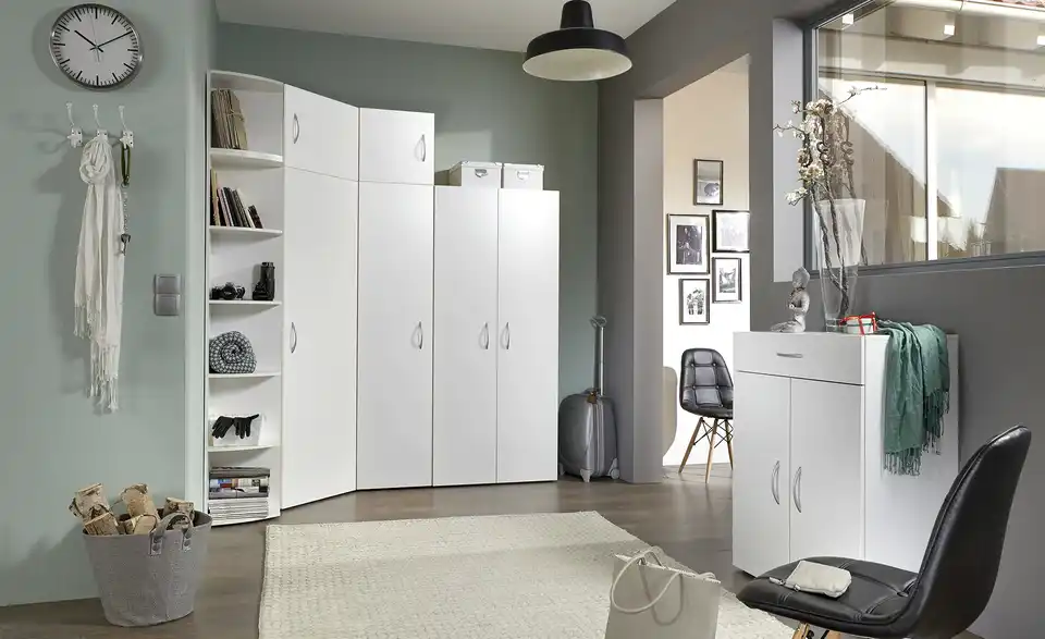 Schrank, 1-türig, in Wohnsituation