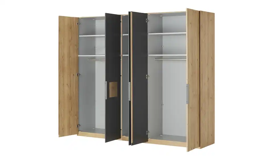 Primo Drehtürenschrank Almeria, geöffnet