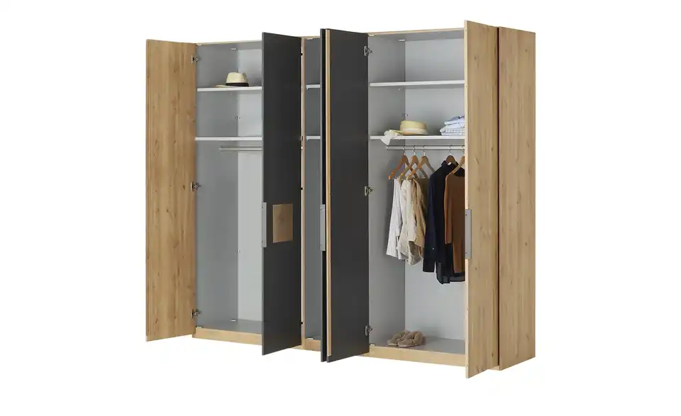 Primo Drehtürenschrank Almeria, geöffnet