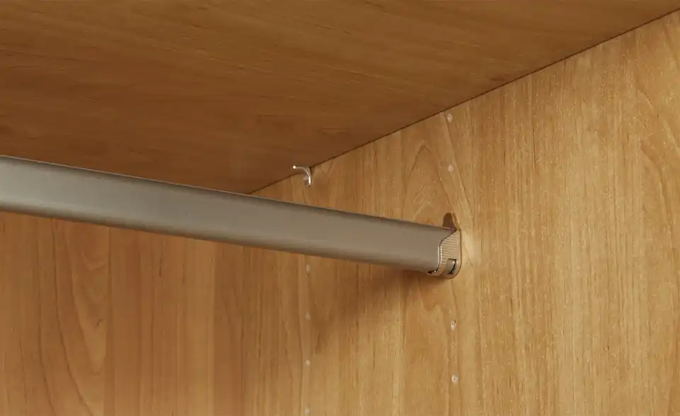 Wohnwert Schwebetürenschrank teilmassiv, Detailansicht