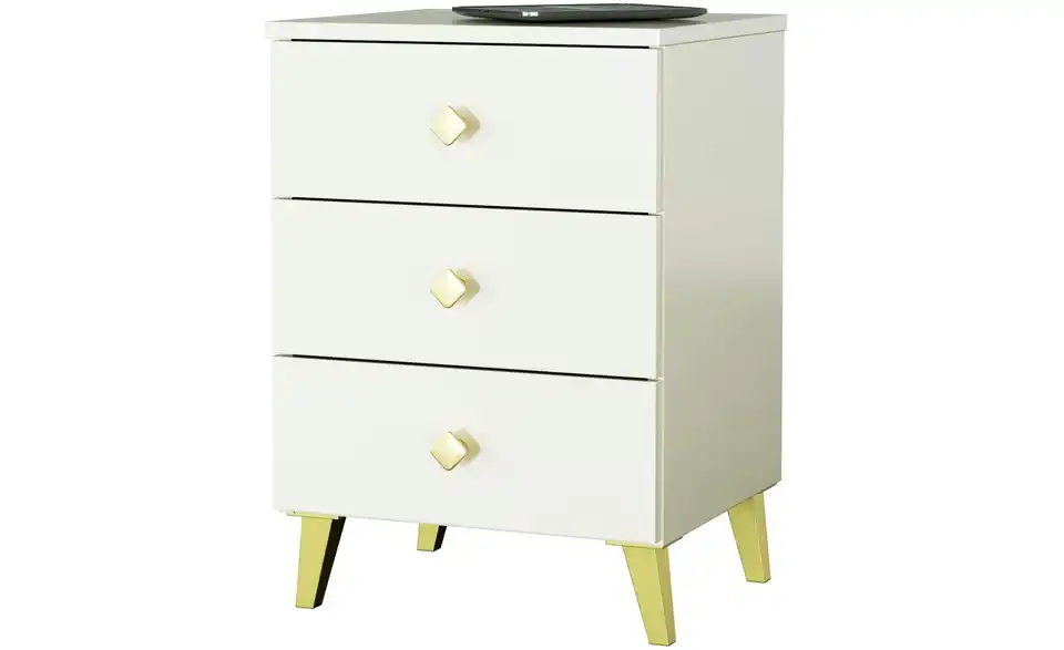 Nachttisch mit 3 Schubladen, Perspektive