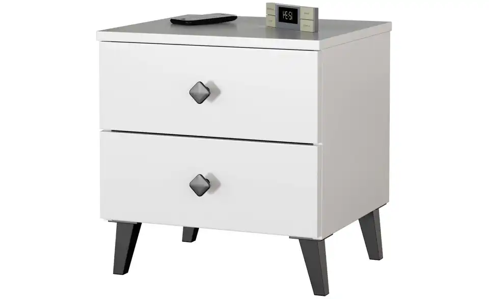 Nachttisch mit 2 Schubladen, Perspektive