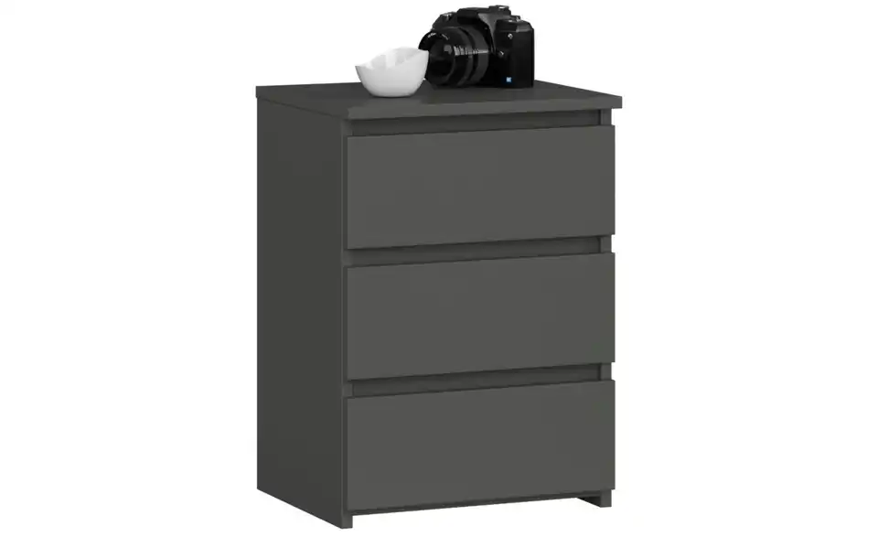 Nachttisch mit 3 Schubladen, Detailansicht