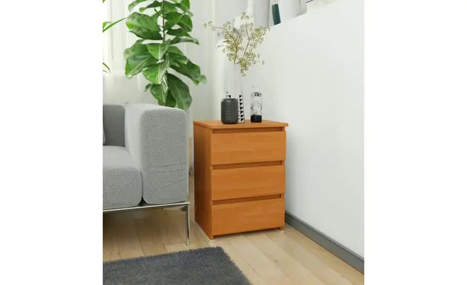 Nachttisch mit 3 Schubladen, in Wohnsituation