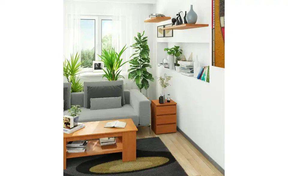 Nachttisch mit 3 Schubladen, in Wohnsituation