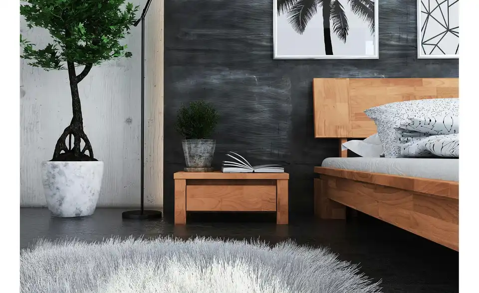 Nachttisch mit 1 Schublade, in Wohnsituation