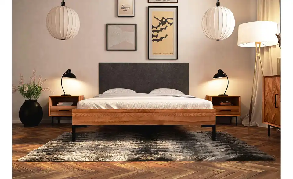 Nachttisch 1 Schub & 1 Fach, in Wohnsituation