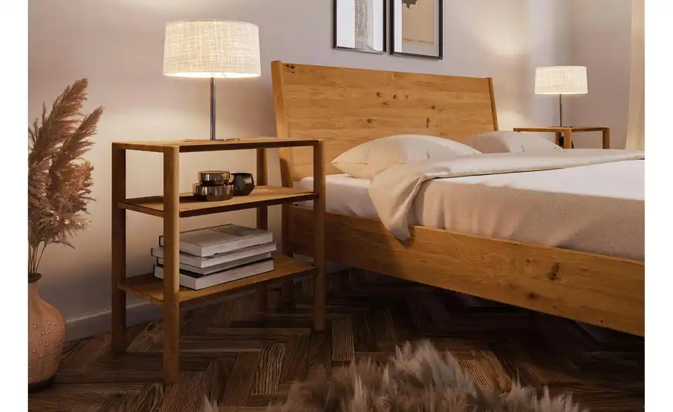 Nachttisch Regaloptik, in Wohnsituation