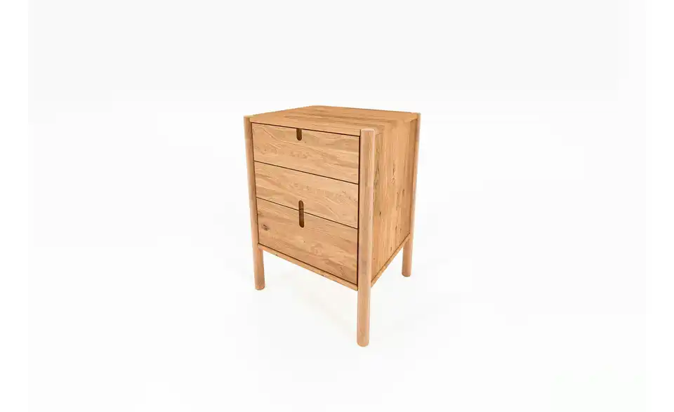 Nachttisch hoch mit 2 Schüben, Perspektive