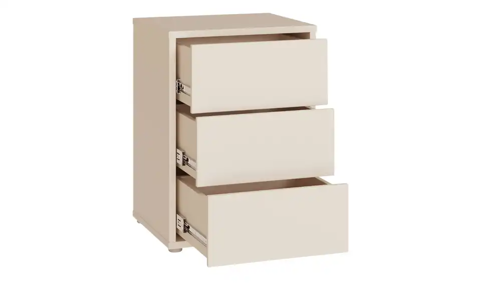 Nachtkommode, geöffnet