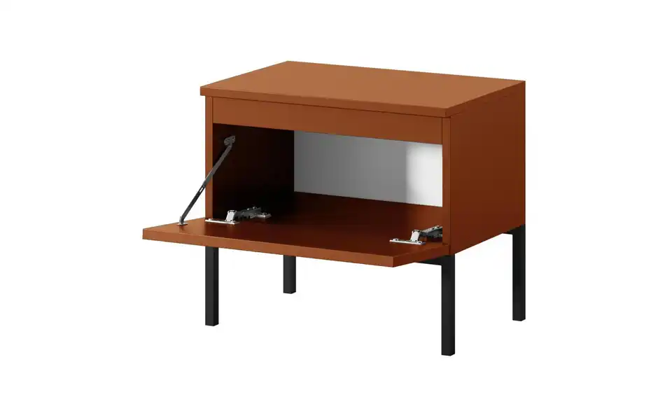 Selsey Nachtkommode mit Kufengestell, geöffnet