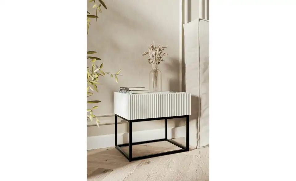 Selsey Nachtkommode mit Kufengestell, in Wohnsituation