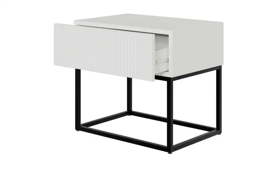 Selsey Nachtkommode mit Kufengestell, geöffnet