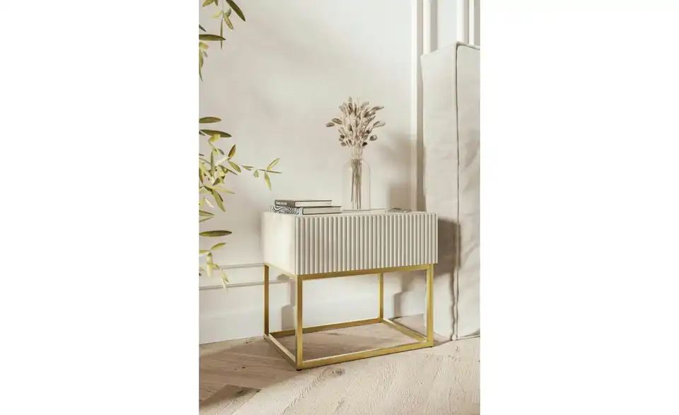 Selsey Nachtkommode mit Kufengestell, in Wohnsituation