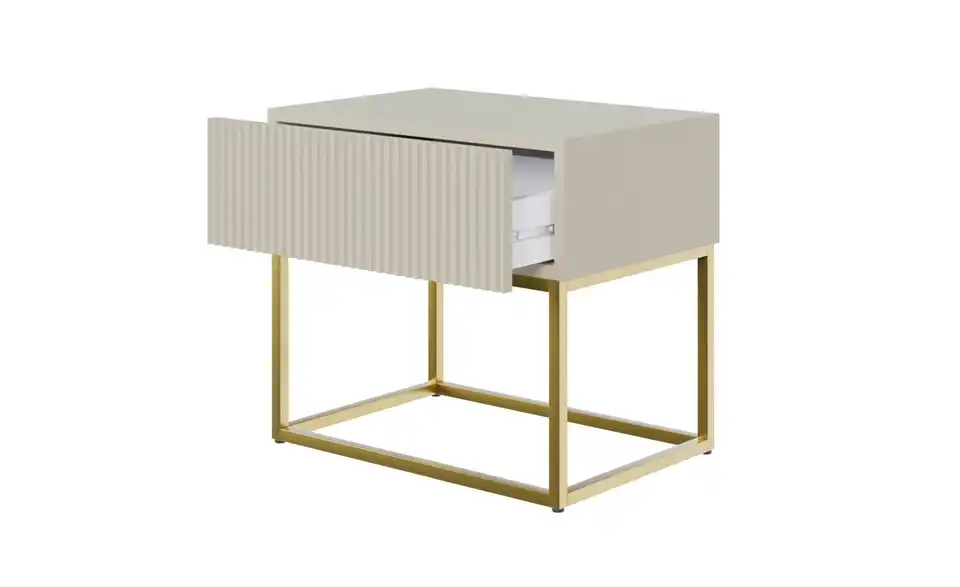 Selsey Nachtkommode mit Kufengestell, geöffnet