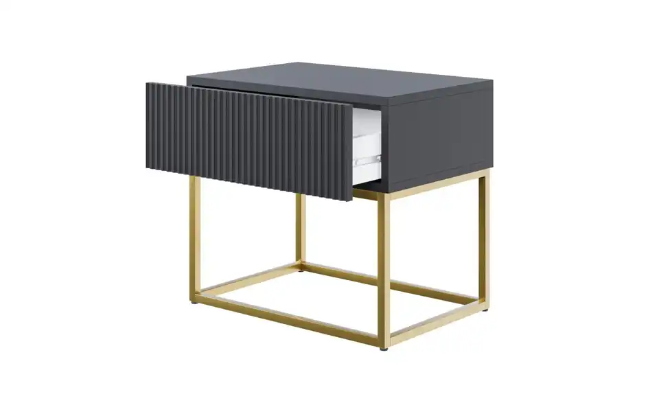 Selsey Nachtkommode mit Kufengestell, geöffnet