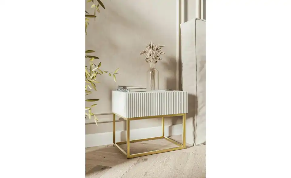 Selsey Nachtkommode mit Kufengestell, in Wohnsituation